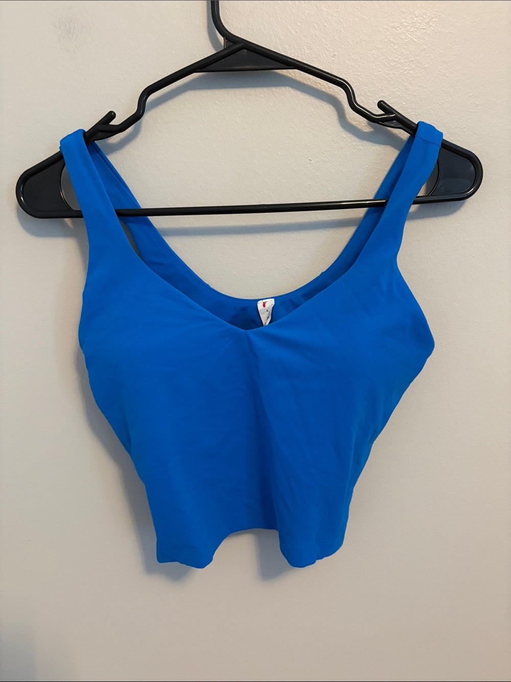 lululemon athletica Electric Blue V-Neck Crop Tank